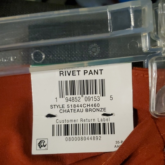 Casual/Dressy JM Collection Rust Ankle Pants - Picture 7 of 7